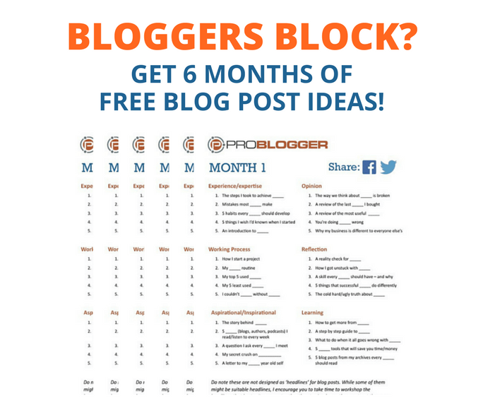 bloggers block solution