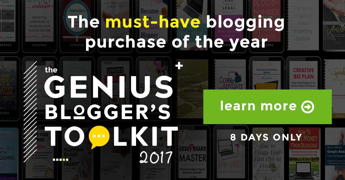 The Genius Blogger's Toolkit