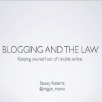 Session 2 Blogging and the law