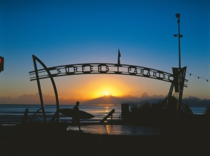 Sunrise at Surfers Paradise Gateway