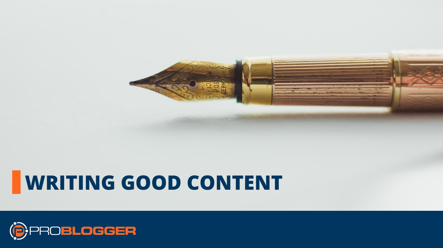 Writing Good Content