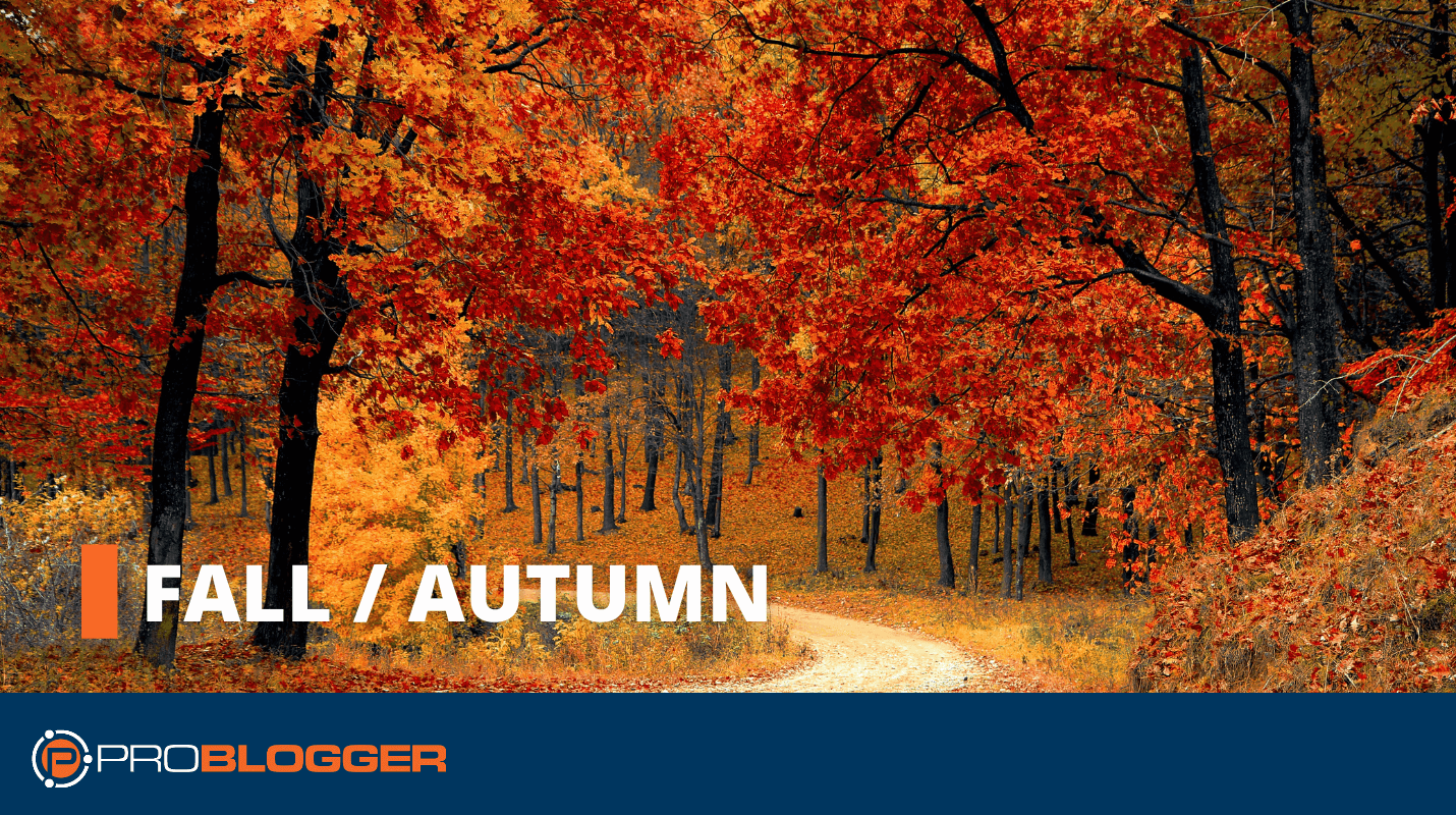 Seasonal Blogging