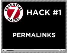 Blog post/screencast about getting more search engine traffic from optimizing Permalinks in WordPress