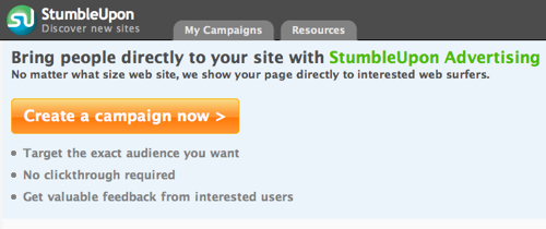 Stumbleupon-Advertising