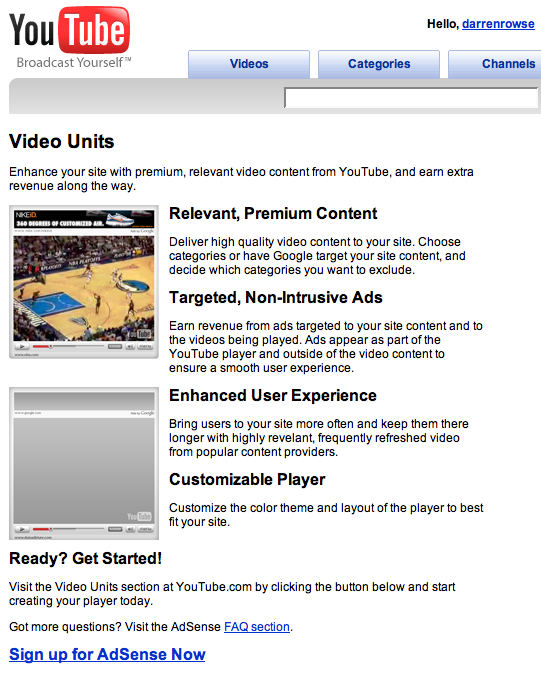Adsense-Youtube