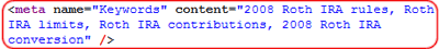 Meta-Keyword
