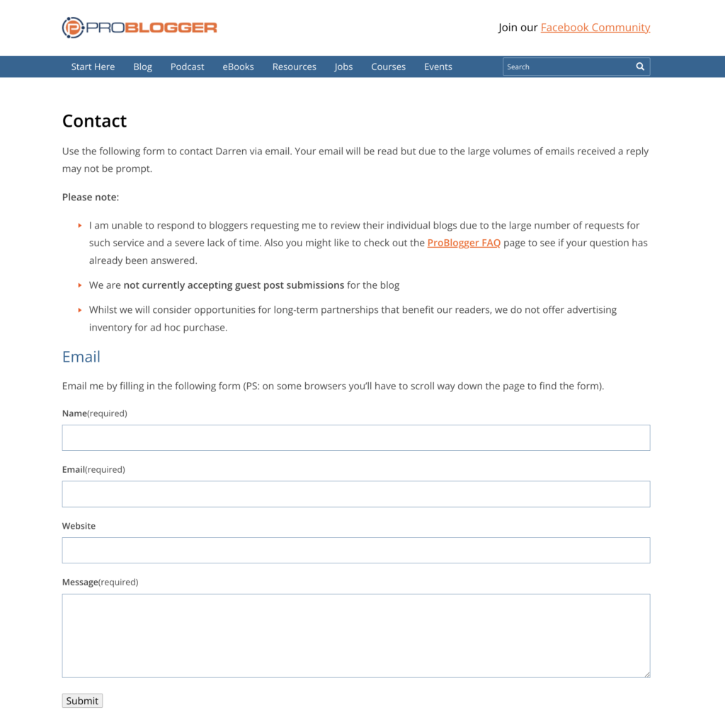 25 Types of Pages that Every Blogger Should Consider