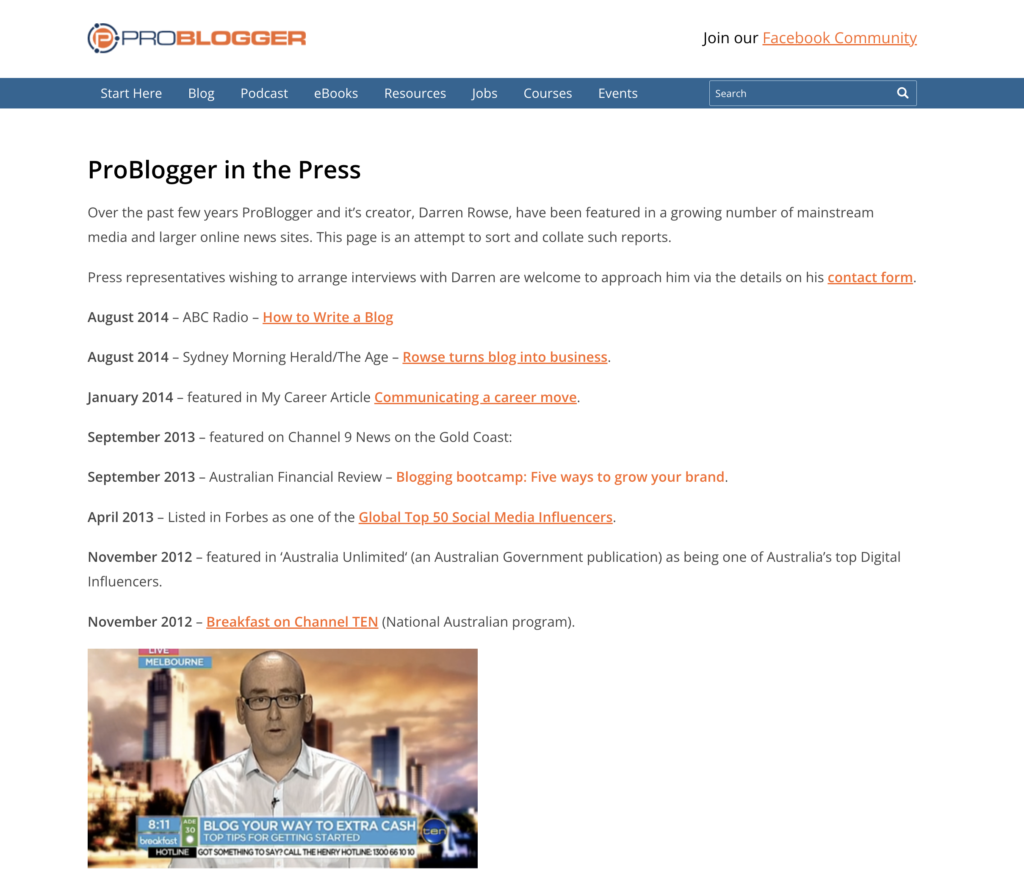 25 Types of Pages that Every Blogger Should Consider