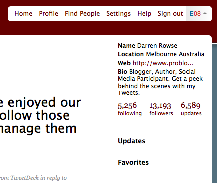 Twitter-Profile
