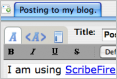Scribefire