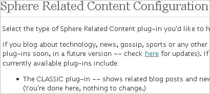 Sphere Plugin Configuration