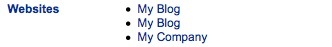 blog links