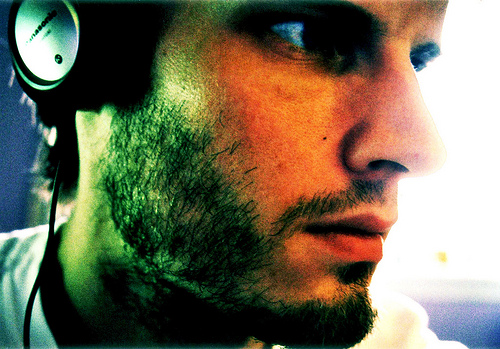 Self portrait in room listening to Orbital_remix_MMIX