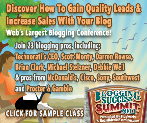 Take Your Blog to the Next Level with Blogging Success Summit 2011