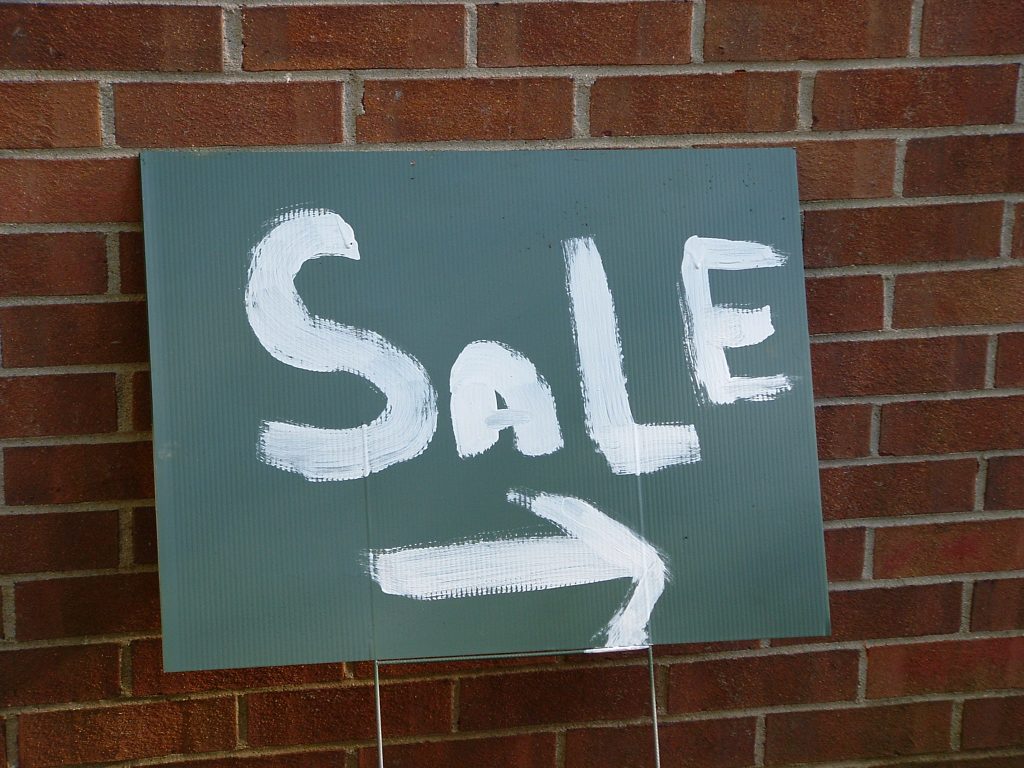 Sale sign Sale sign