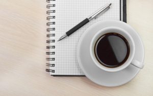 shutterstock_paper and coffee Notepad and coffee - a writing habit