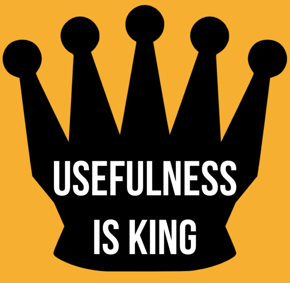 Ultimately. Usefulness. Usefulness picture. Qoga usefullness. The King is here.