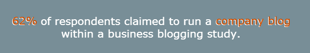 Business blogging stat