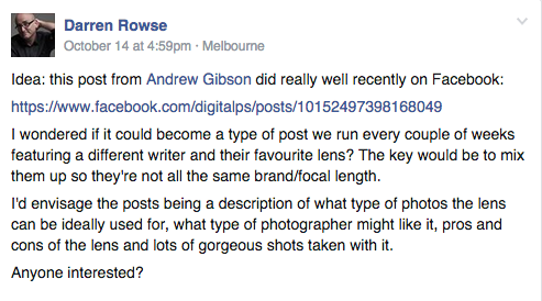 Ideas blog posts