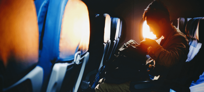 How to work productively when flying