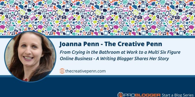 A writing blogger shares her story
