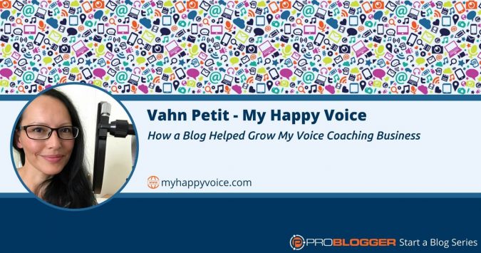 How a blog helped grow a voice coaching business
