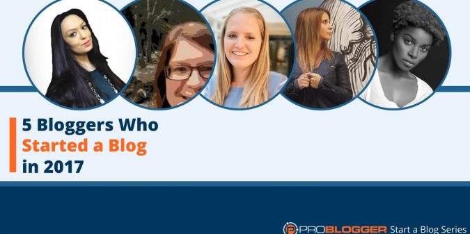 Five bloggers who started a blog in 2017