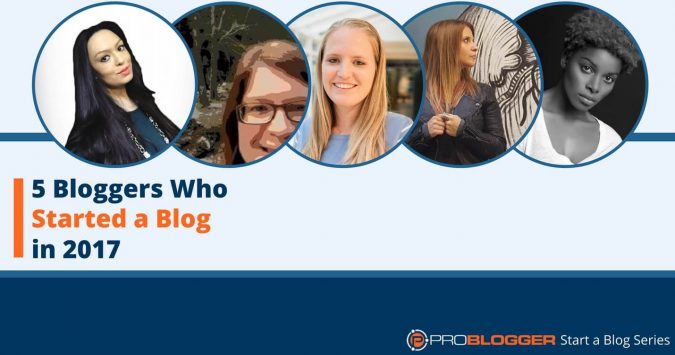 Five bloggers who started a blog in 2017