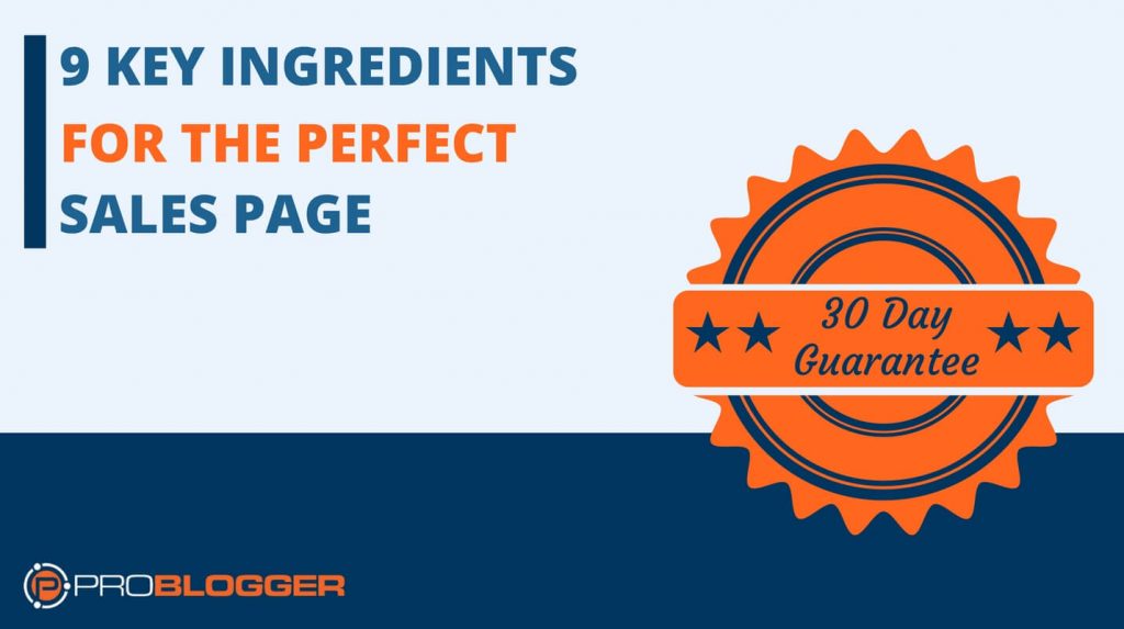 9 key ingredients for the perfect sales page