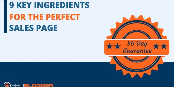 9 key ingredients for the perfect sales page