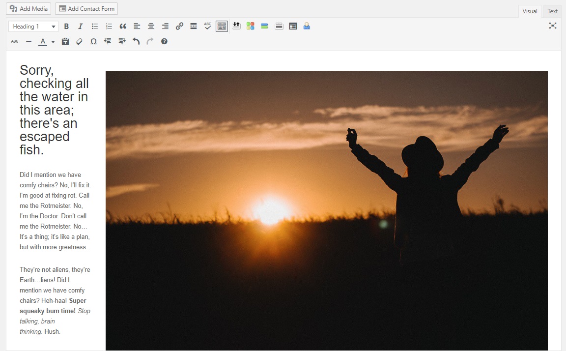 Change alignment of image