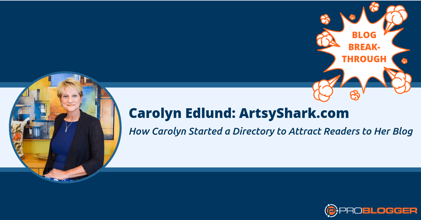 Carolyn Edlund created a directory to attract readers to her blog.
