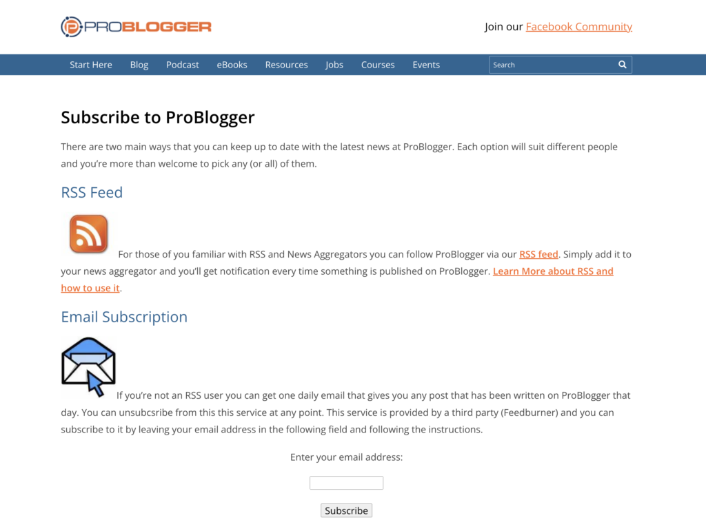 25 Types of Pages that Every Blogger Should Consider