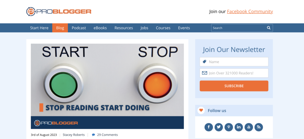 25 Types of Pages that Every Blogger Should Consider